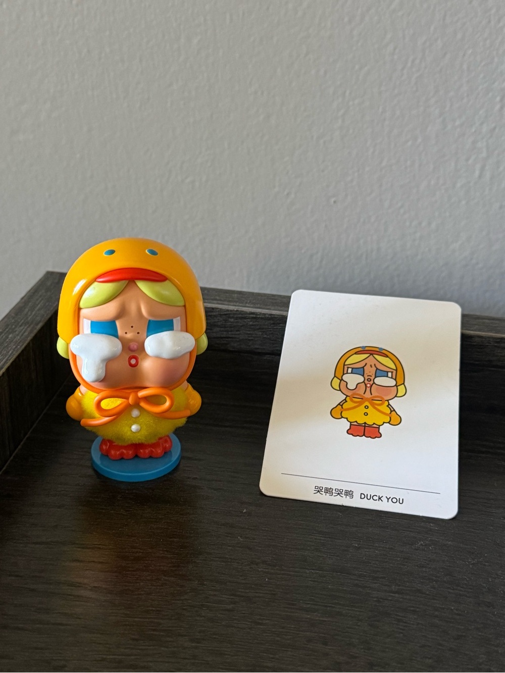 Pop Mart Crybaby Crying Again Vinyl - Duck You (unboxed)